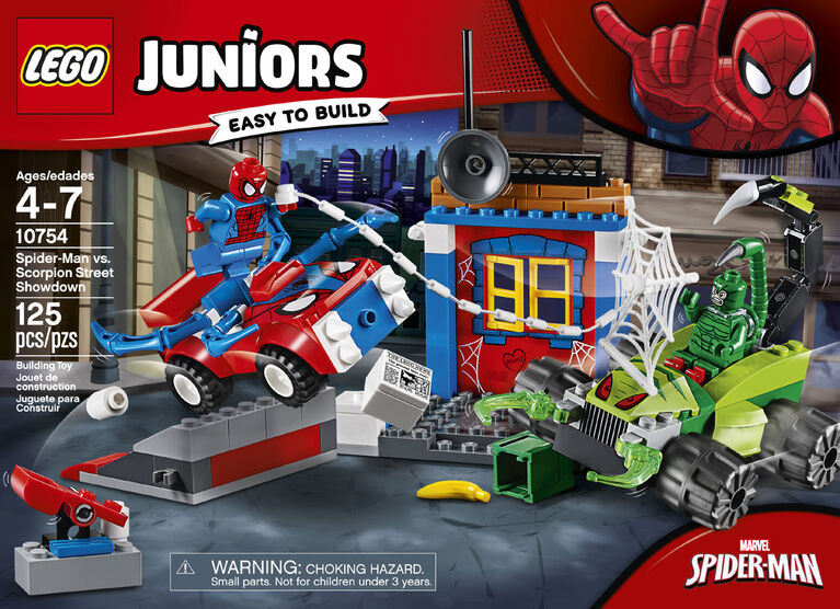 Scorpion Street Showdown 125pcs 10754 for sale online LEGO Juniors Spider-man Vs